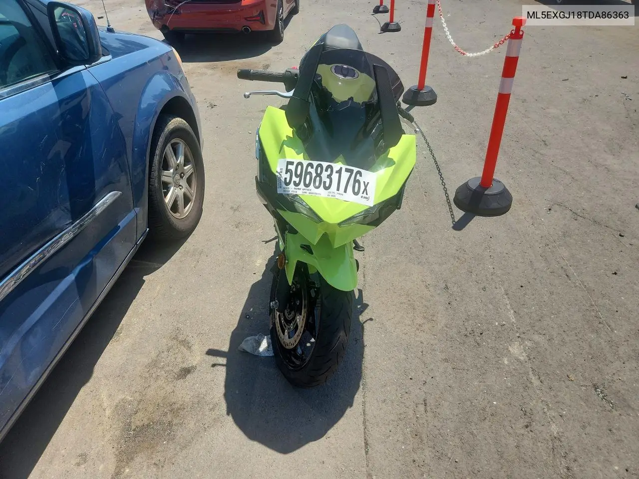 2026 Kawasaki Ex500 A VIN: ML5EXGJ18TDA86363 Lot: 59683176