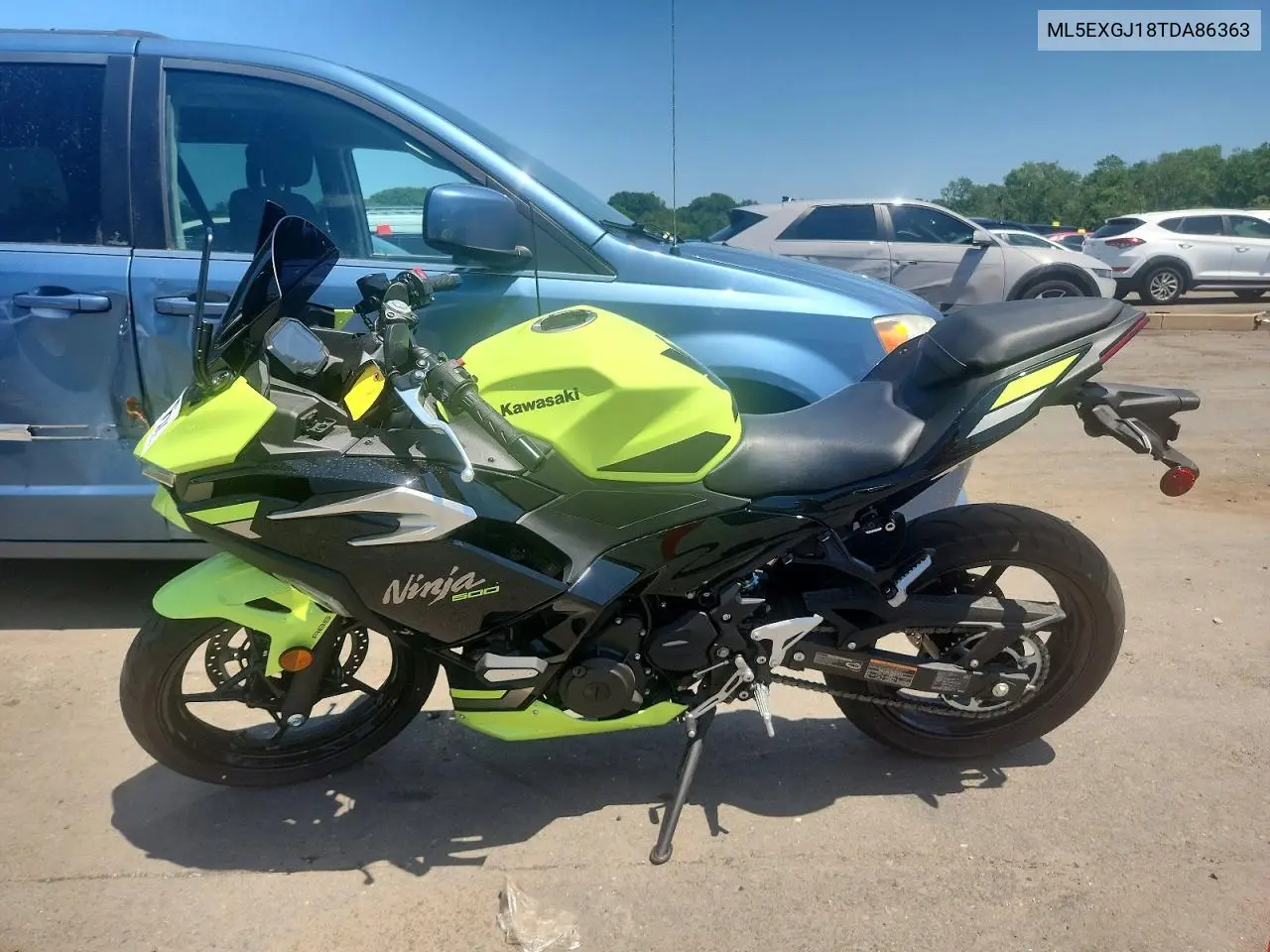 2026 Kawasaki Ex500 A VIN: ML5EXGJ18TDA86363 Lot: 59683176