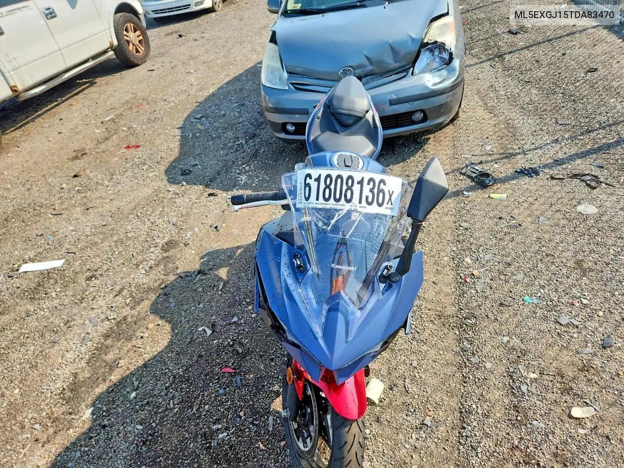2026 Kawasaki Ex500 A VIN: ML5EXGJ15TDA83470 Lot: 61808136