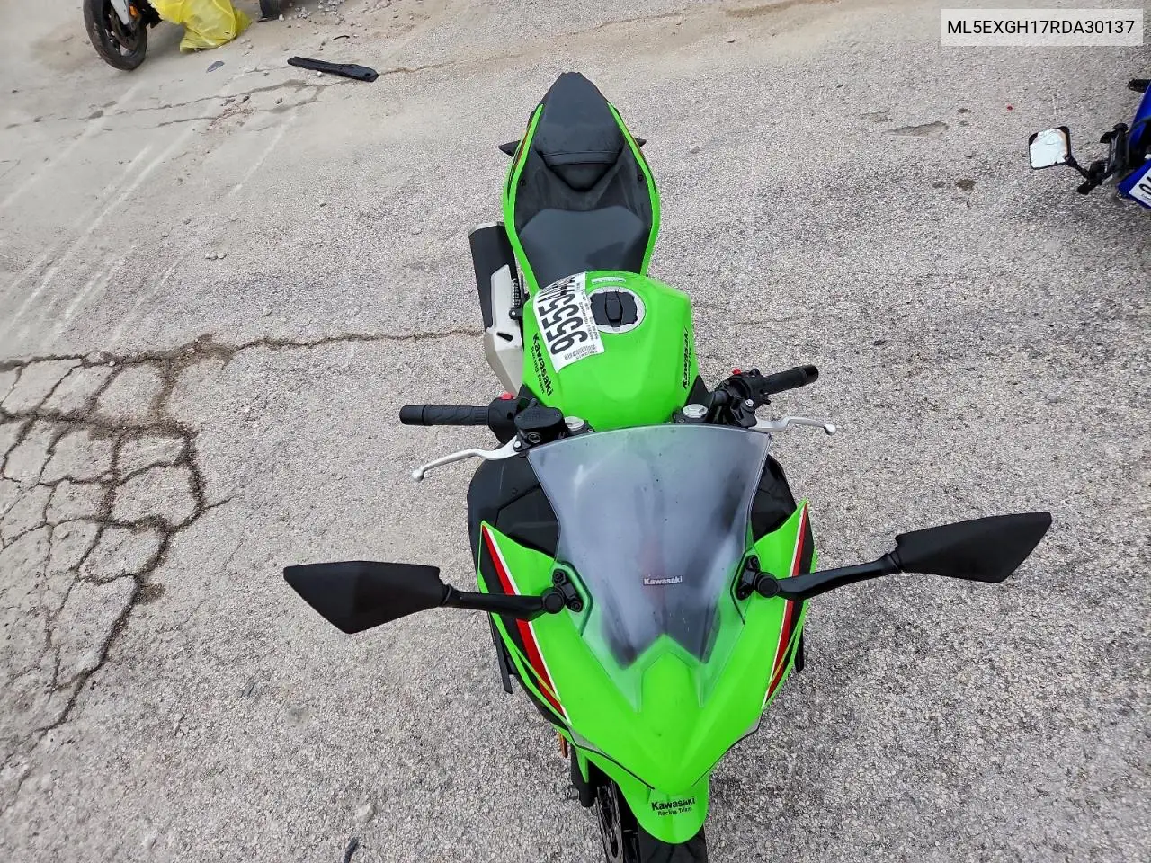 2024 Kawasaki Ex500 H VIN: ML5EXGH17RDA30137 Lot: 95554485