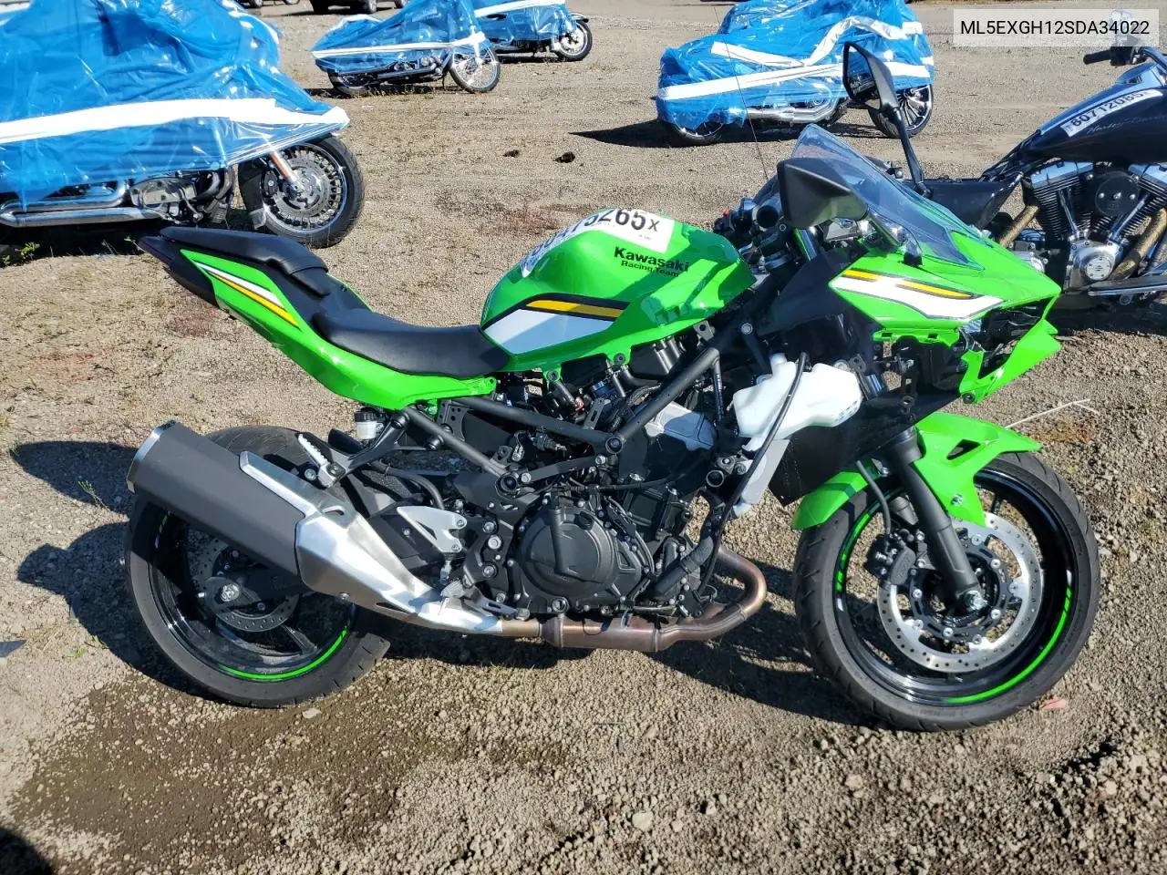 2025 Kawasaki Ex500 H VIN: ML5EXGH12SDA34022 Lot: 80475265