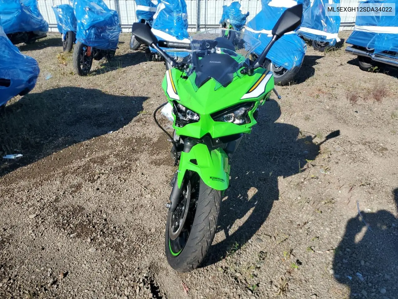 2025 Kawasaki Ex500 H VIN: ML5EXGH12SDA34022 Lot: 80475265