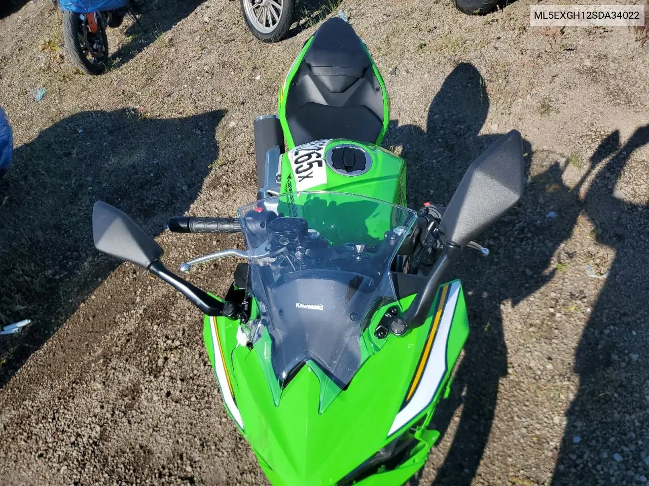 2025 Kawasaki Ex500 H VIN: ML5EXGH12SDA34022 Lot: 80475265