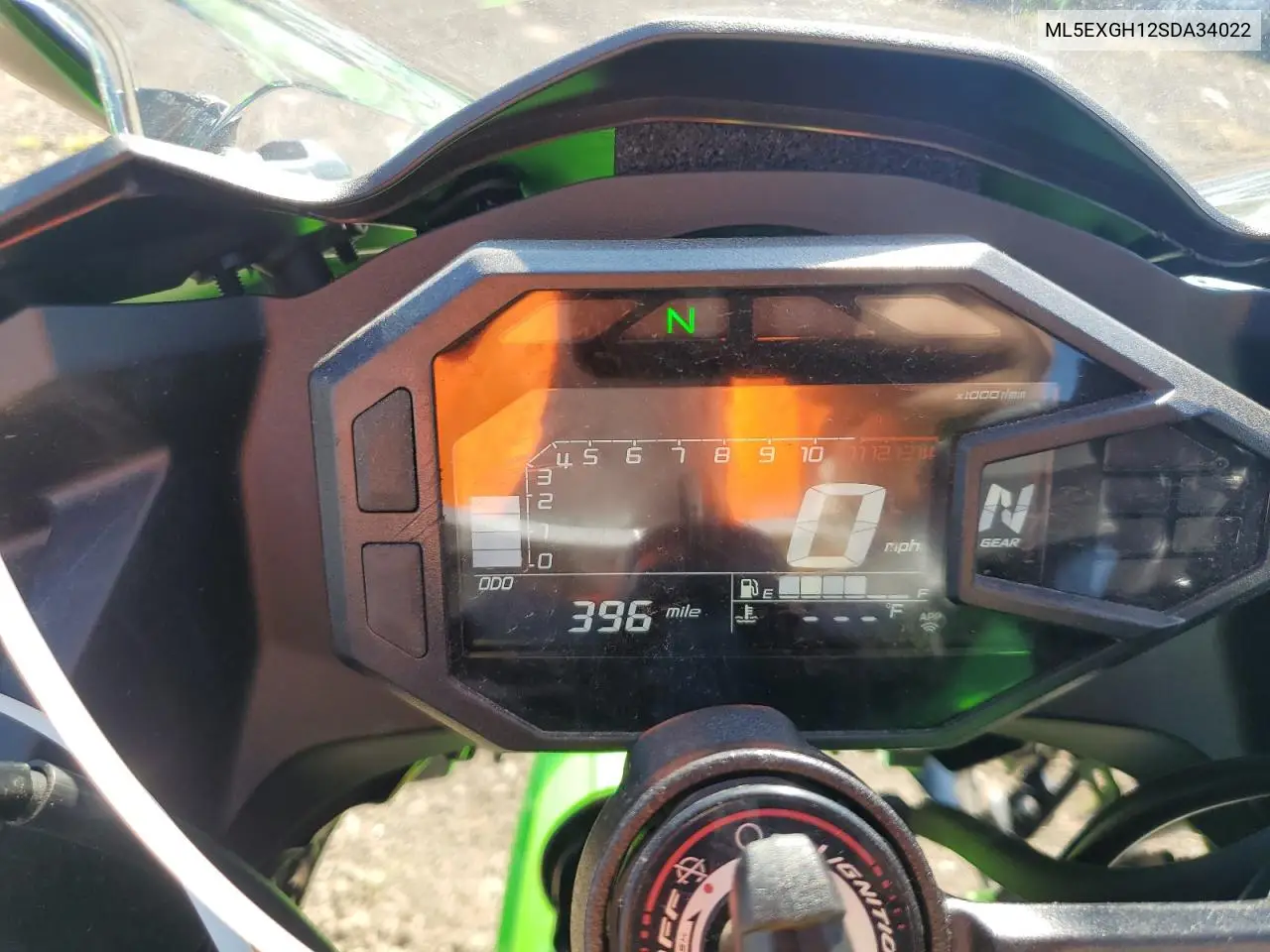 2025 Kawasaki Ex500 H VIN: ML5EXGH12SDA34022 Lot: 80475265