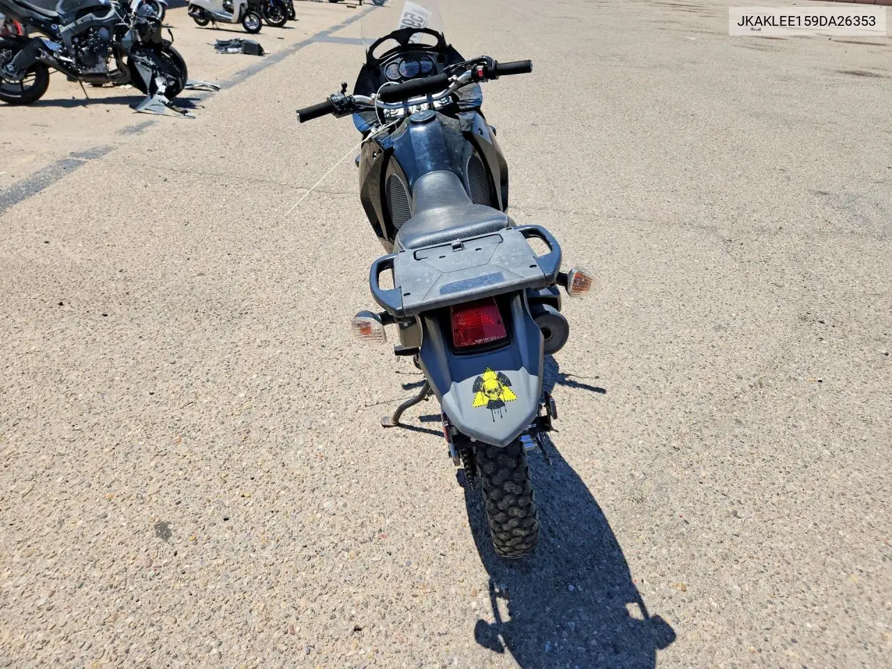 2009 Kawasaki Kl650 E VIN: JKAKLEE159DA26353 Lot: 59578186