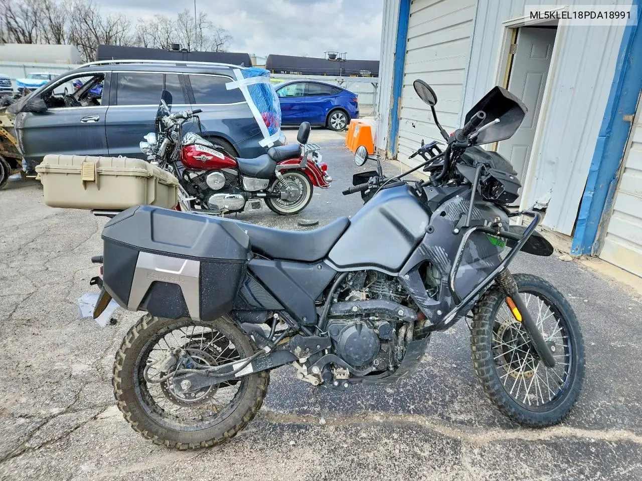 2023 Kawasaki Kl650 L VIN: ML5KLEL18PDA18991 Lot: 48682706