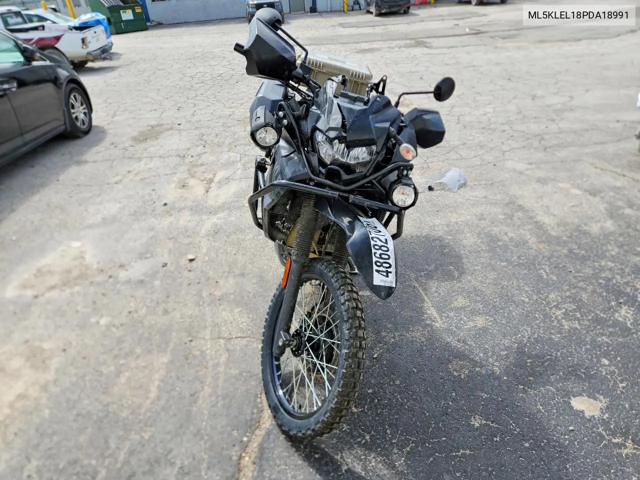 2023 Kawasaki Kl650 L VIN: ML5KLEL18PDA18991 Lot: 48682706