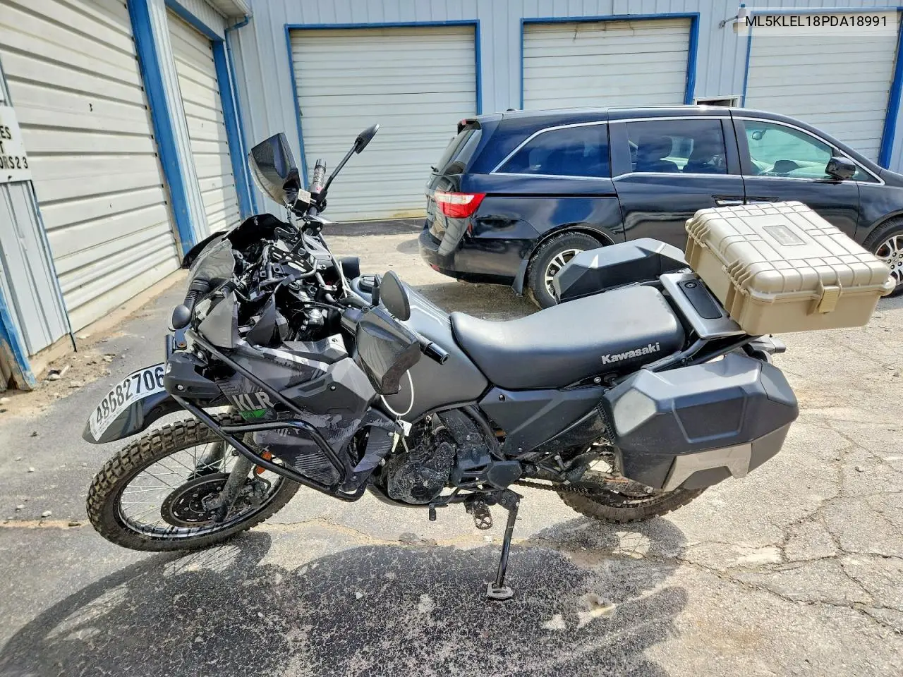 2023 Kawasaki Kl650 L VIN: ML5KLEL18PDA18991 Lot: 48682706