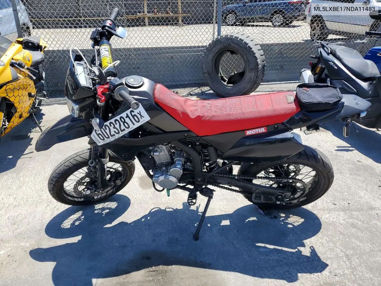 2022 Kawasaki Klx300 E VIN: ML5LXBE17NDA11483 Lot: 60232816