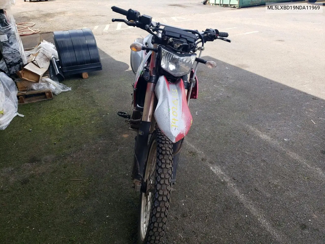 2022 Kawasaki Klx300 D VIN: ML5LXBD19NDA11969 Lot: 74020155