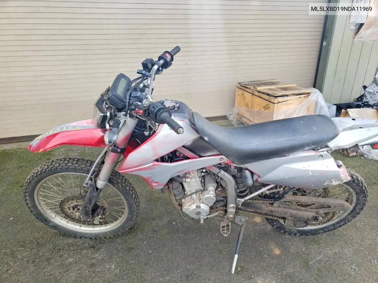 2022 Kawasaki Klx300 D VIN: ML5LXBD19NDA11969 Lot: 74020155