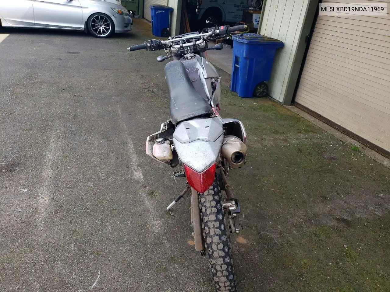 2022 Kawasaki Klx300 D VIN: ML5LXBD19NDA11969 Lot: 74020155
