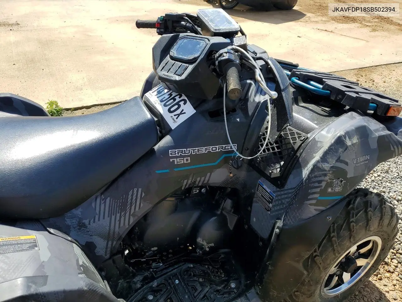 2025 Kawasaki Brute Force 750 Atv VIN: JKAVFDP18SB502394 Lot: 49147566