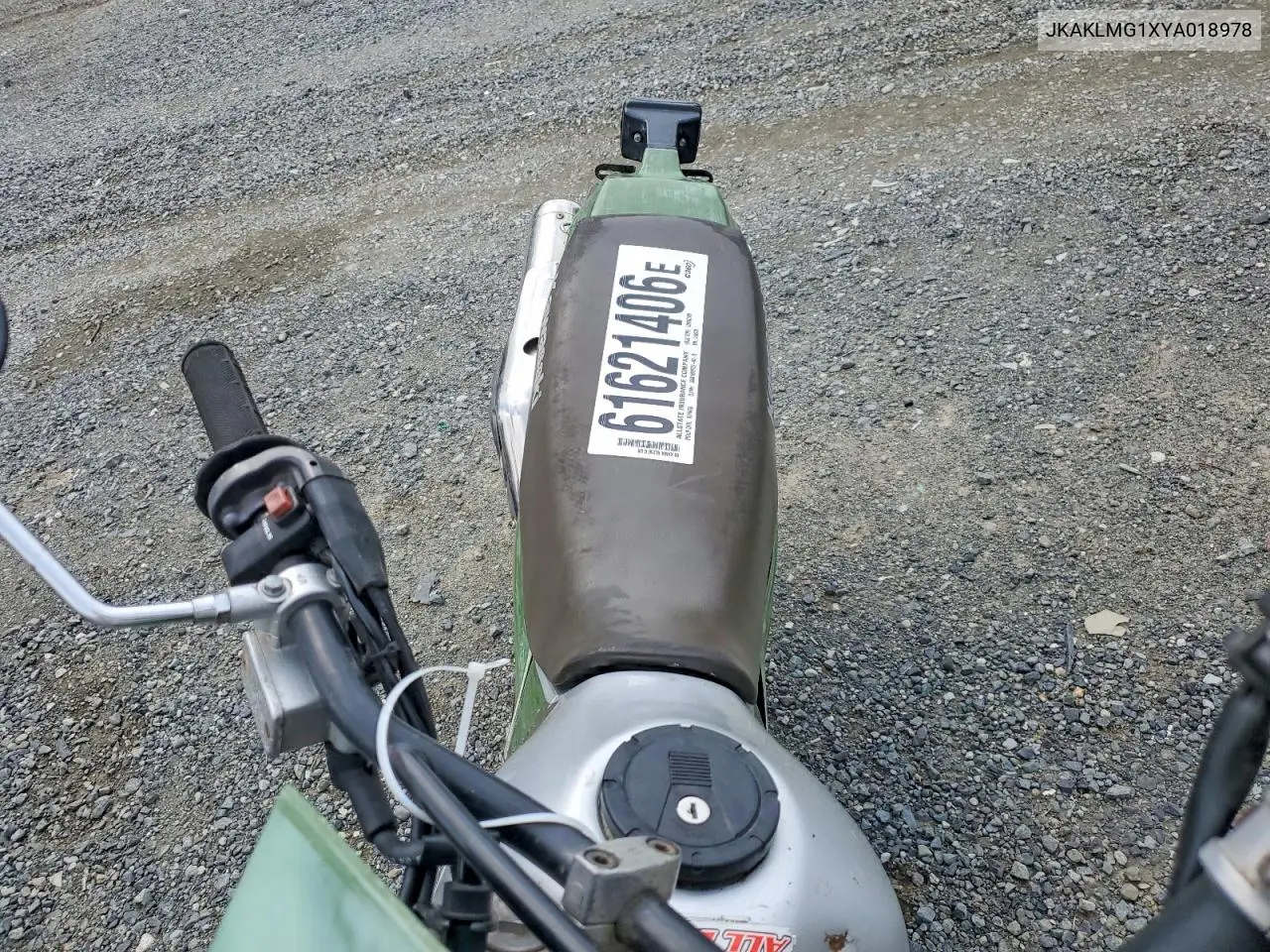 2000 Kawasaki Kl250 G VIN: JKAKLMG1XYA018978 Lot: 61621406