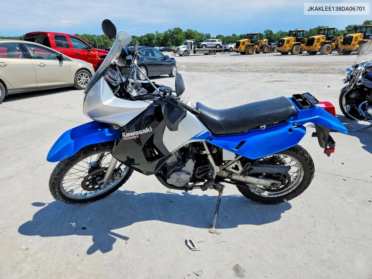2008 Kawasaki Klr650 VIN: JKAKLEE138DA06701 Lot: 55385666