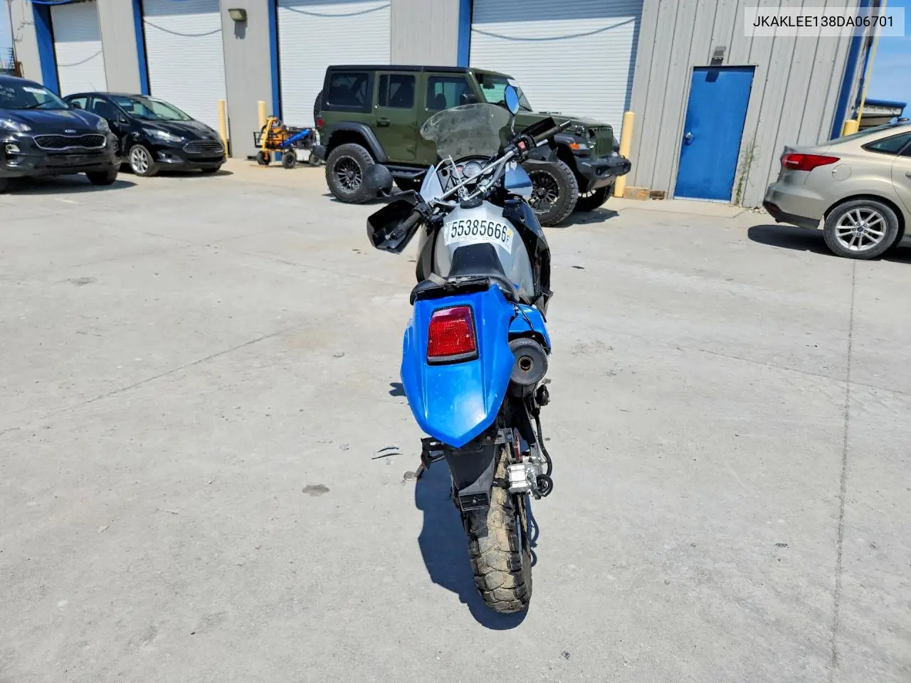 2008 Kawasaki Klr650 VIN: JKAKLEE138DA06701 Lot: 55385666