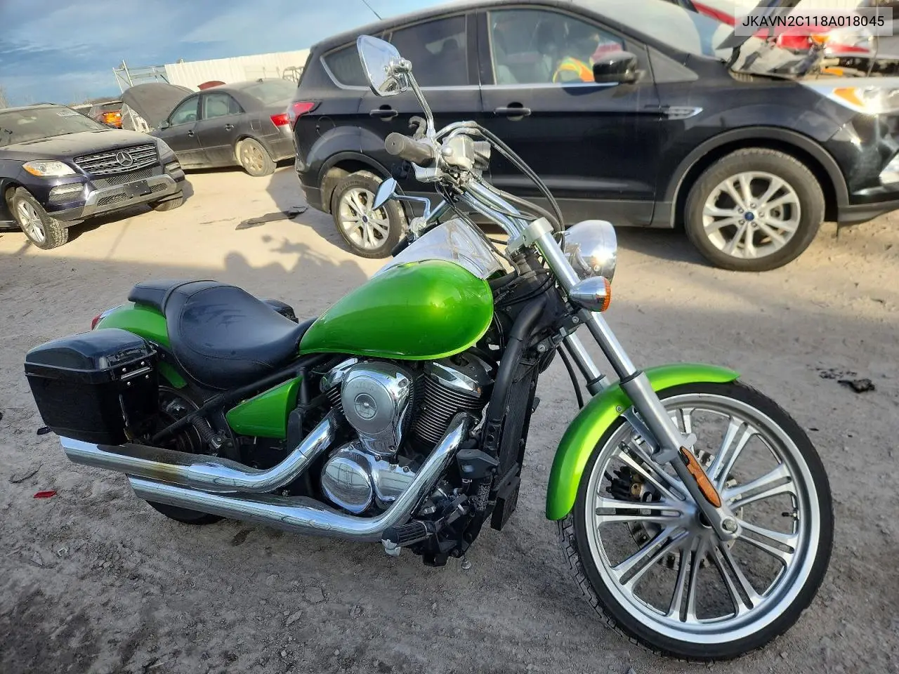 2008 Kawasaki Vn900 C VIN: JKAVN2C118A018045 Lot: 72837845