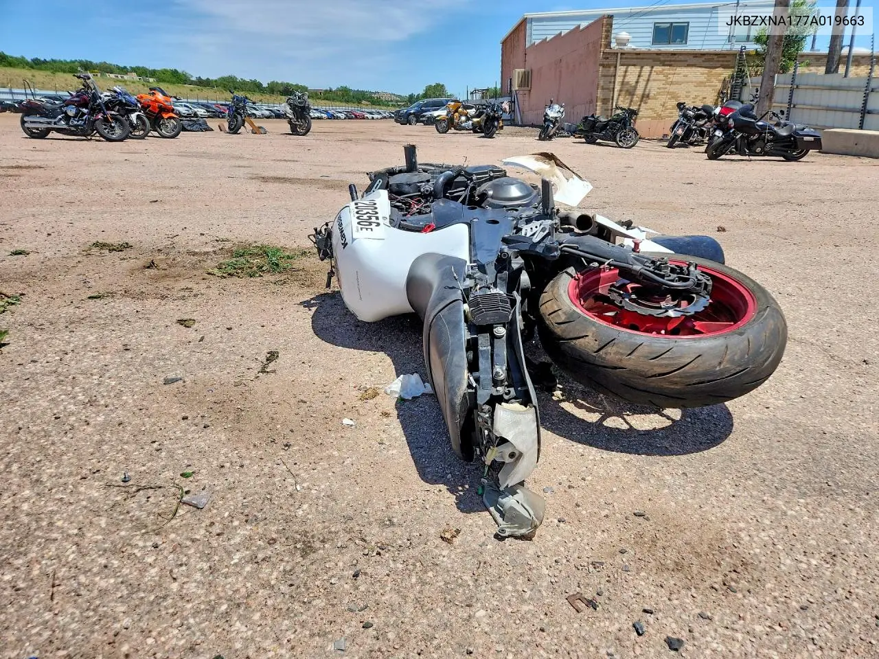 2007 Kawasaki Zx1400 A VIN: JKBZXNA177A019663 Lot: 58120356