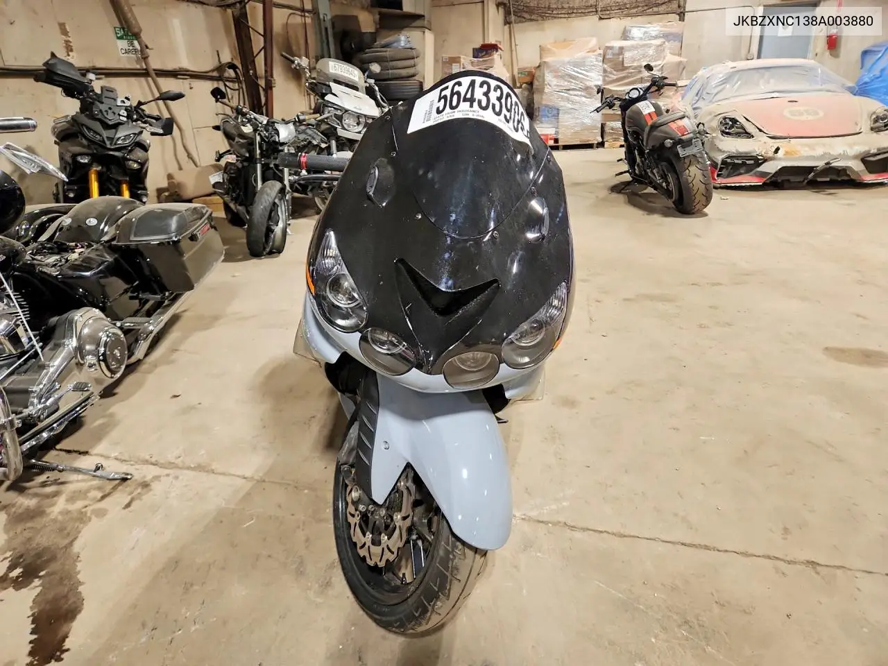 2008 Kawasaki Zx1400 C VIN: JKBZXNC138A003880 Lot: 56433906