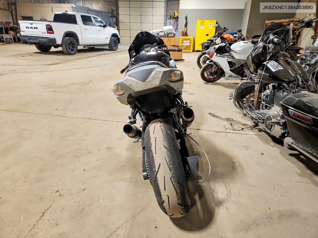 2008 Kawasaki Zx1400 C VIN: JKBZXNC138A003880 Lot: 56433906