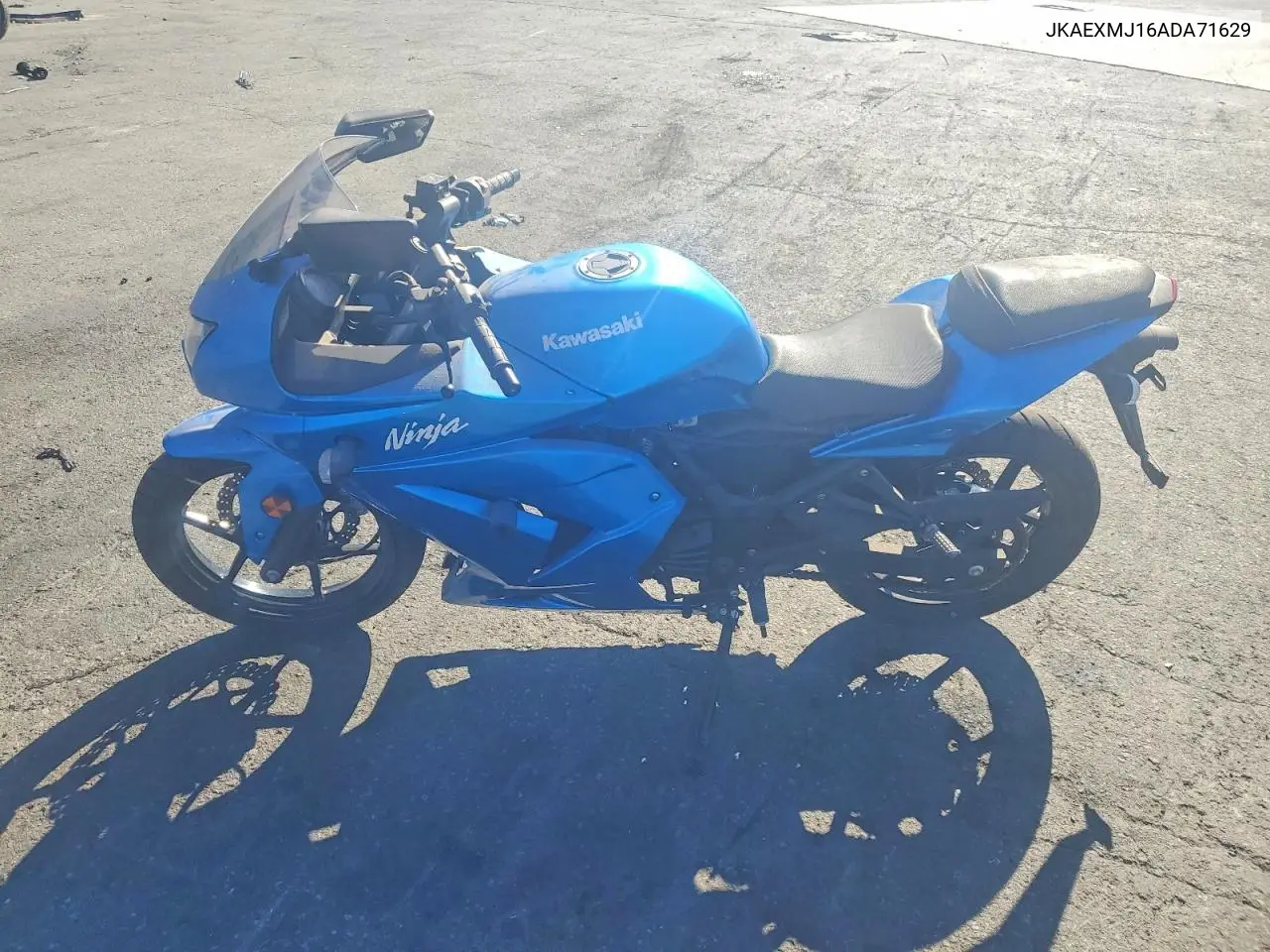 2010 Kawasaki Ex250 J VIN: JKAEXMJ16ADA71629 Lot: 57499796