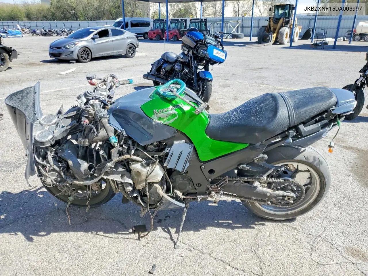 2013 Kawasaki Zx1400 F VIN: JKBZXNF15DA003997 Lot: 50836906