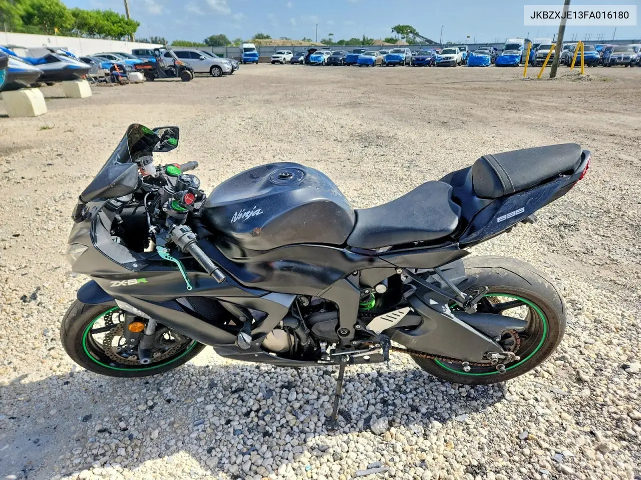 2015 Kawasaki Zx636 E VIN: JKBZXJE13FA016180 Lot: 59681766
