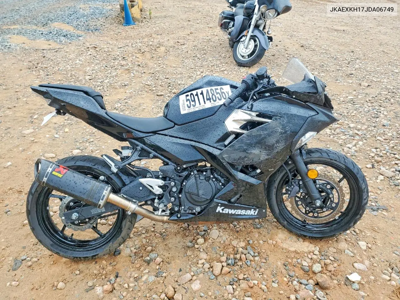 2018 Kawasaki Ex400 VIN: JKAEXKH17JDA06749 Lot: 59114856