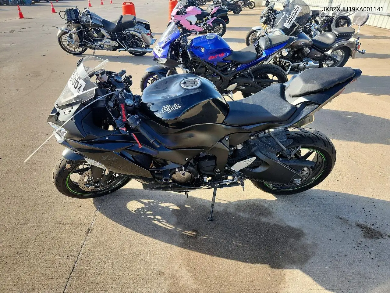 2019 Kawasaki Zx636 K VIN: JKBZXJH19KA001141 Lot: 58307566
