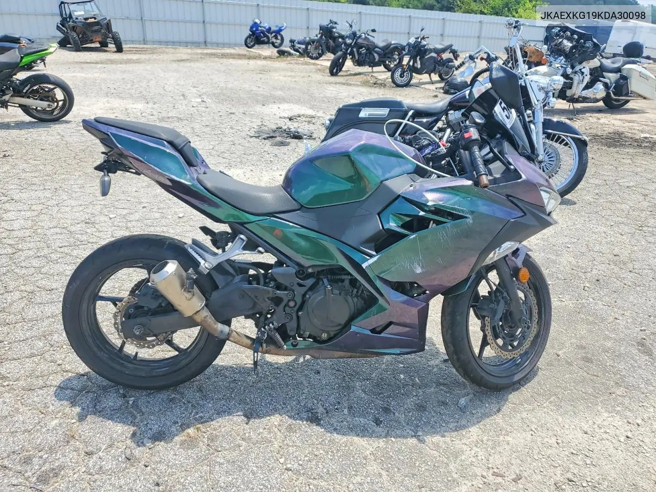 2019 Kawasaki Ex400 VIN: JKAEXKG19KDA30098 Lot: 58463536
