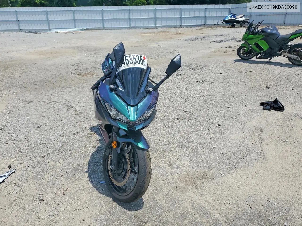 2019 Kawasaki Ex400 VIN: JKAEXKG19KDA30098 Lot: 58463536