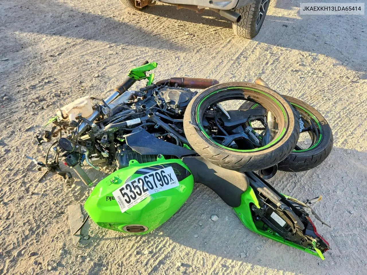 2020 Kawasaki Ex400 VIN: JKAEXKH13LDA65414 Lot: 53526796