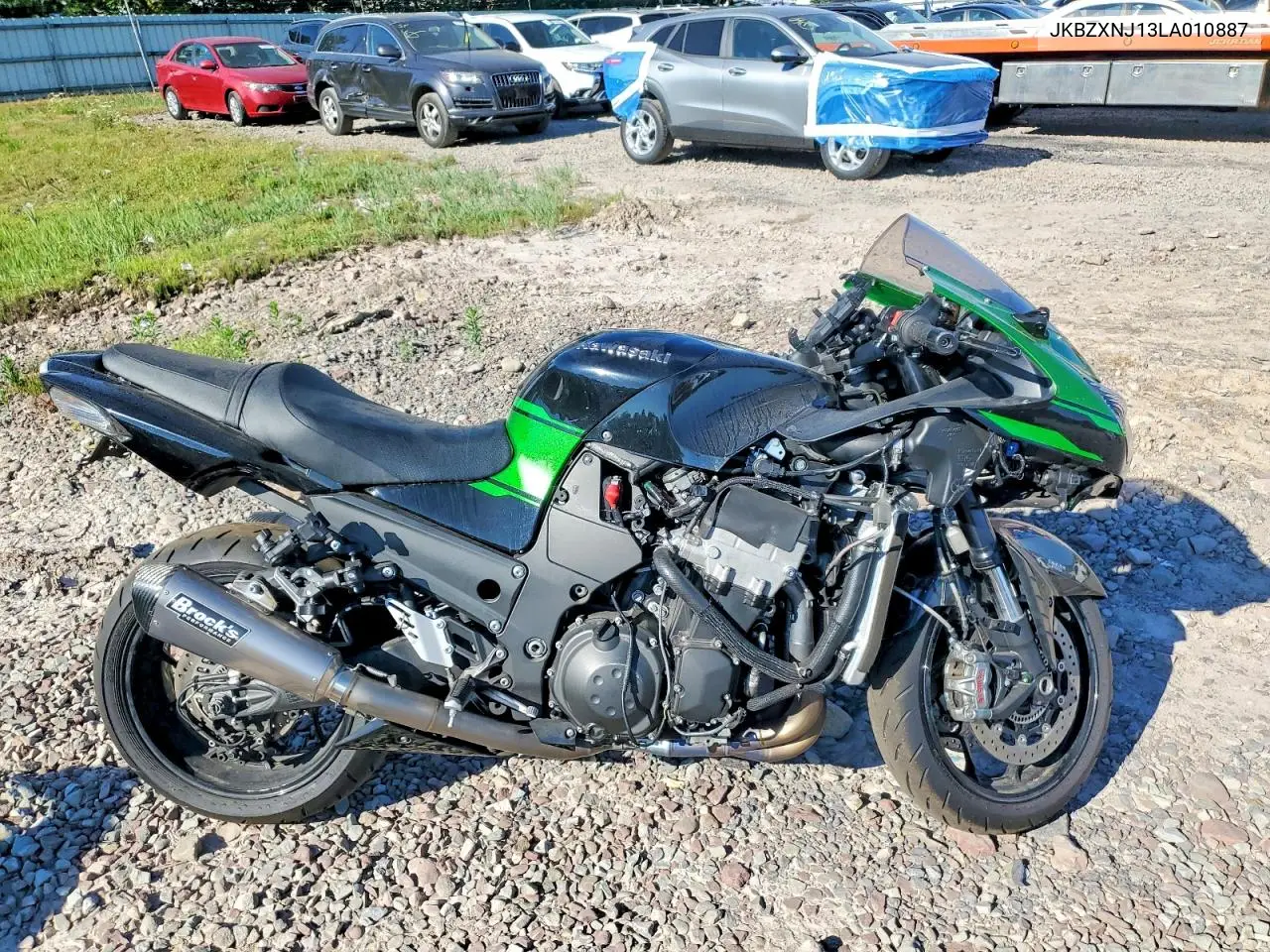 2020 Kawasaki Zx1400 J VIN: JKBZXNJ13LA010887 Lot: 61238506