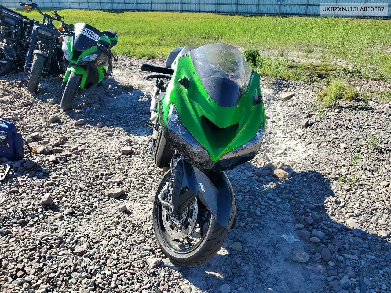 2020 Kawasaki Zx1400 J VIN: JKBZXNJ13LA010887 Lot: 61238506