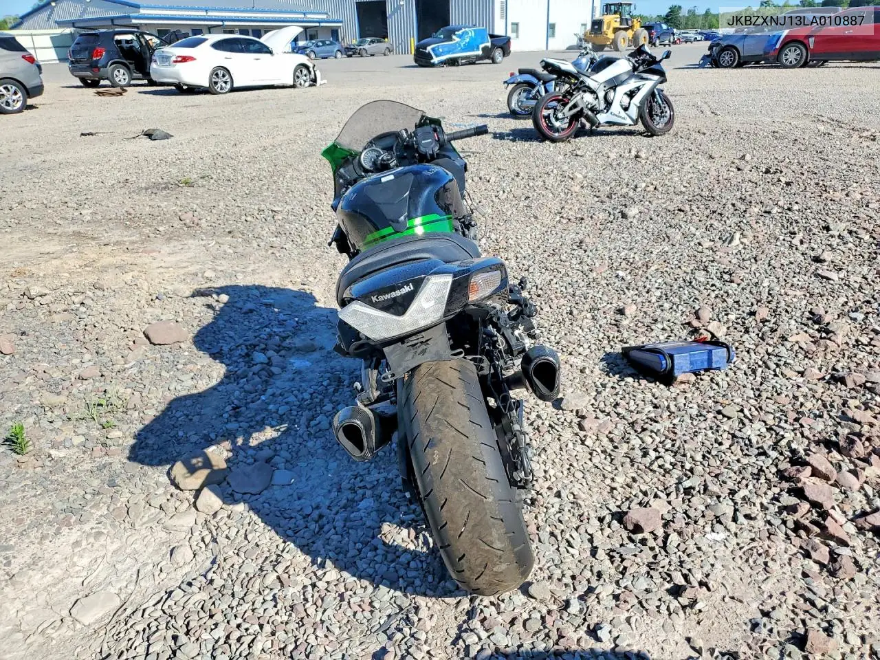 2020 Kawasaki Zx1400 J VIN: JKBZXNJ13LA010887 Lot: 61238506