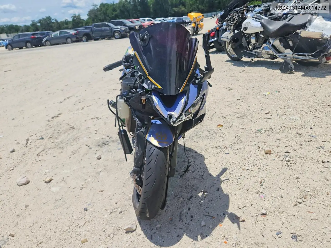2021 Kawasaki Zx636 K VIN: JKBZXJG14MA014772 Lot: 54637096