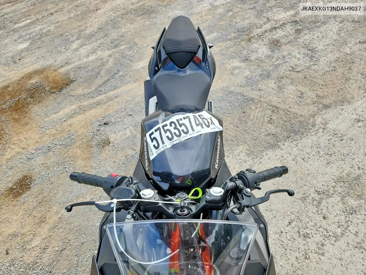 2022 Kawasaki Ex400 VIN: JKAEXKG13NDAH9037 Lot: 57535746