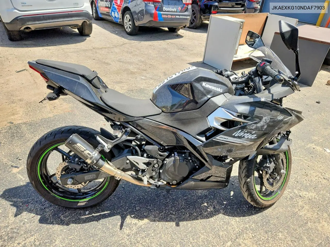 2022 Kawasaki Ex400 VIN: JKAEXKG10NDAF7903 Lot: 59161706