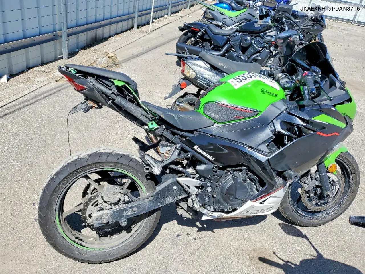 2023 Kawasaki Ex400 VIN: JKAEXKH19PDAN8716 Lot: 53336876