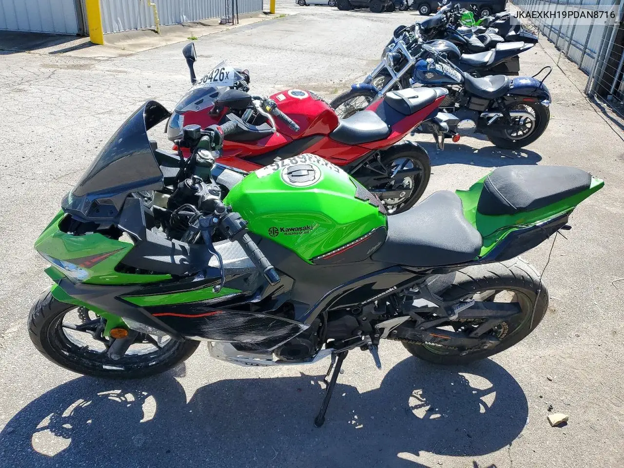 2023 Kawasaki Ex400 VIN: JKAEXKH19PDAN8716 Lot: 53336876