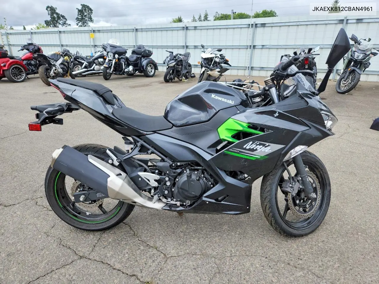 2023 Kawasaki Ninja 400 VIN: JKAEXK812CBAN4961 Lot: 59192046