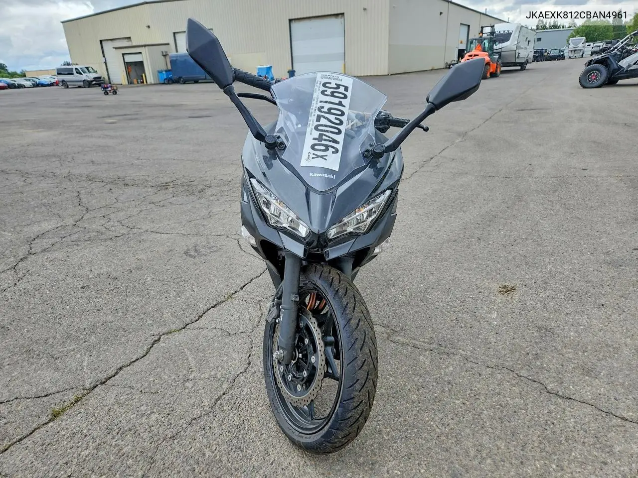 2023 Kawasaki Ninja 400 VIN: JKAEXK812CBAN4961 Lot: 59192046