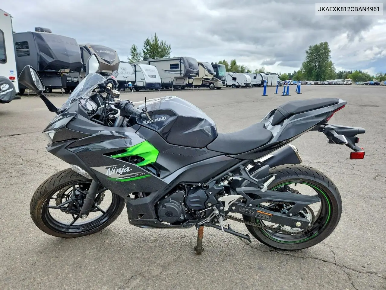 2023 Kawasaki Ninja 400 VIN: JKAEXK812CBAN4961 Lot: 59192046