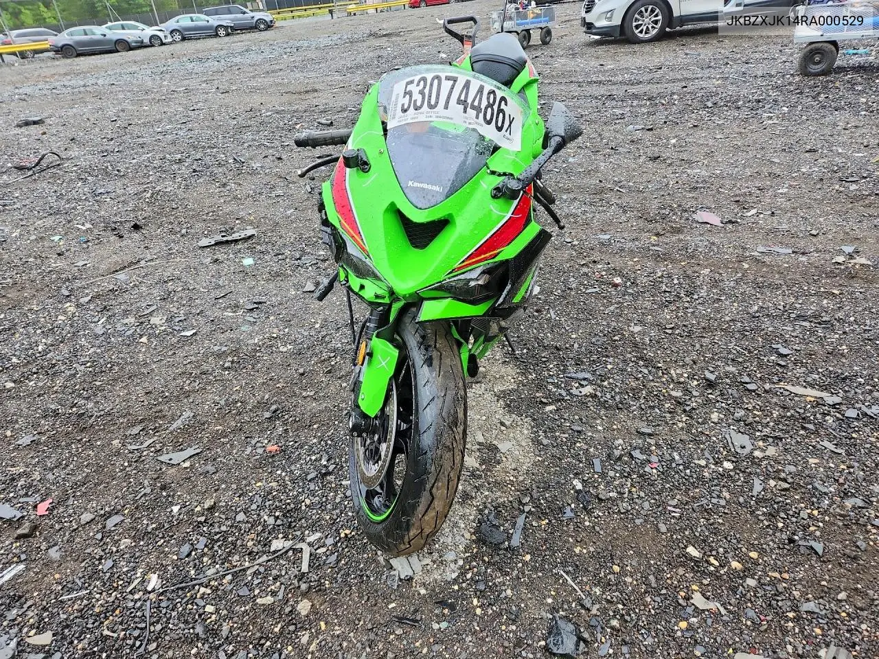2024 Kawasaki Zx636 K VIN: JKBZXJK14RA000529 Lot: 53074486