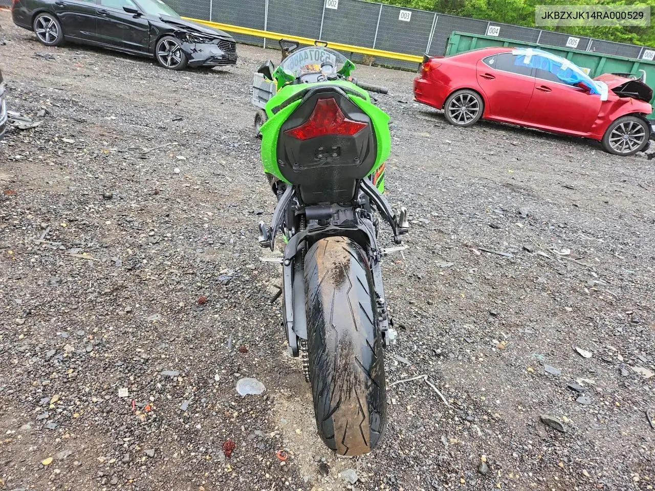 2024 Kawasaki Zx636 K VIN: JKBZXJK14RA000529 Lot: 53074486