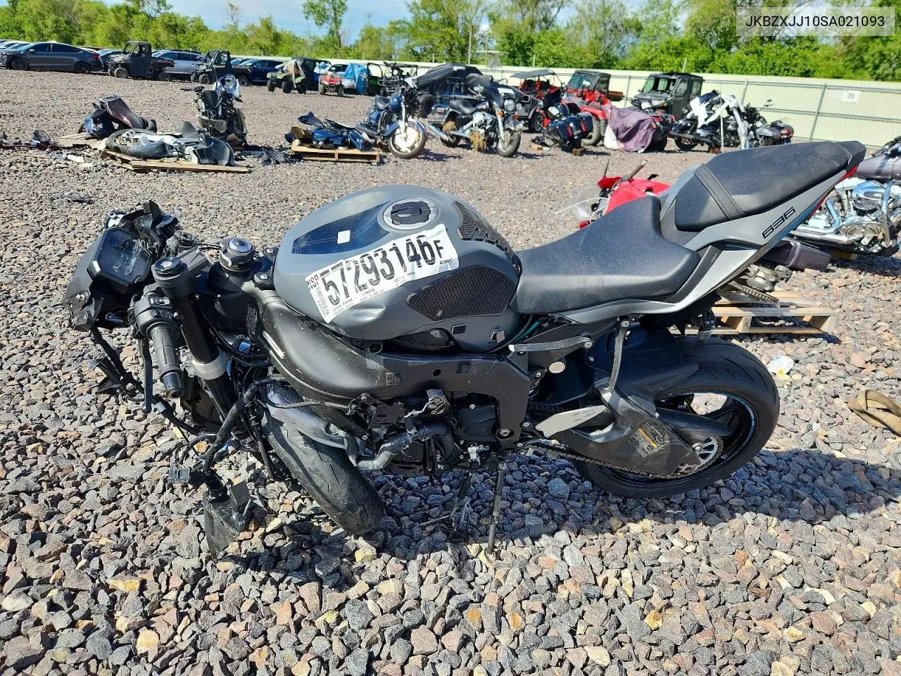 2025 Kawasaki Zx636 K VIN: JKBZXJJ10SA021093 Lot: 57293146