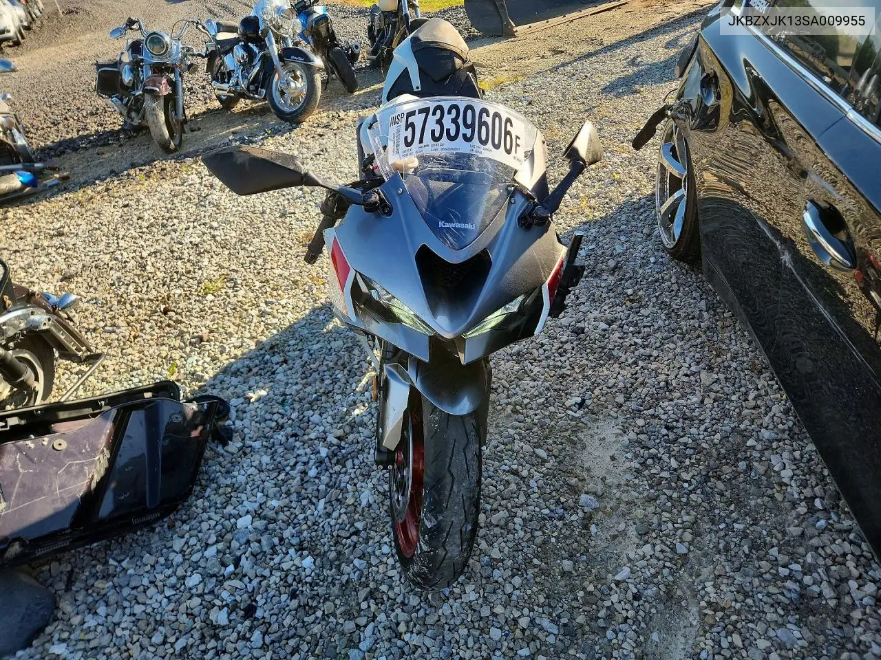 2025 Kawasaki Zx636 K VIN: JKBZXJK13SA009955 Lot: 57339606