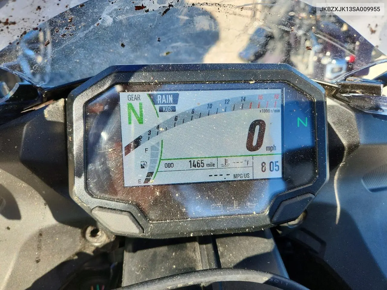 2025 Kawasaki Zx636 K VIN: JKBZXJK13SA009955 Lot: 57339606