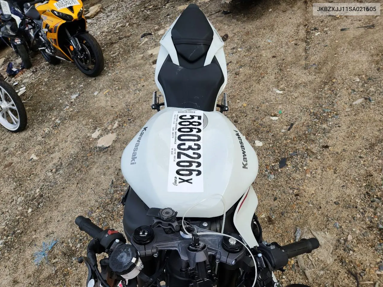 2025 Kawasaki Zx636 K VIN: JKBZXJJ11SA021605 Lot: 58603266