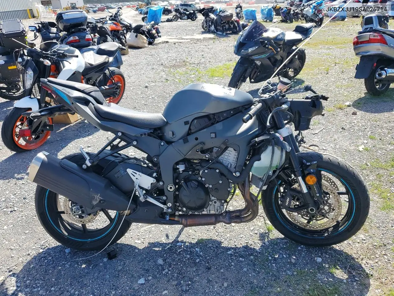 2025 Kawasaki Zx636 K VIN: JKBZXJJ19SA026714 Lot: 58633226